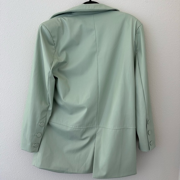 For Love & Lemons Mint Oversized Blazer in S - Picture 4 of 6